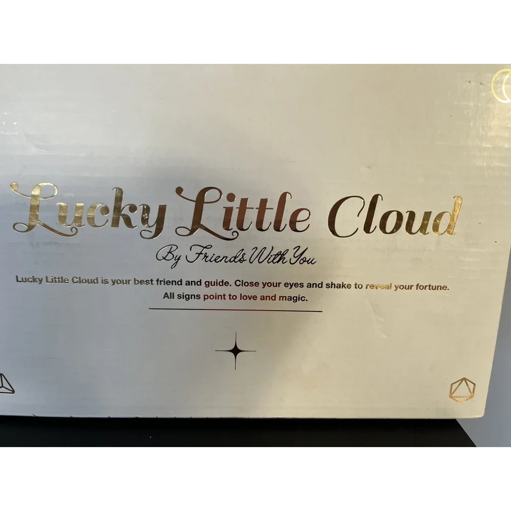 FriendsWithYou Lucky Little Cloud Magic 8 Ball Gold Amulet Mattel